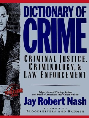 cover image of Dictionary of Crime
